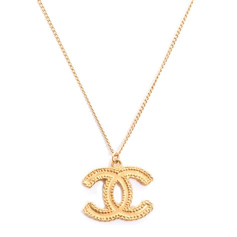 chanel gold necklace cheap